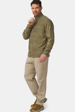 Ayacucho Fleece Wave Printed 1/2 Zip Fleece M