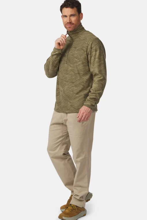 Ayacucho Fleece Wave Printed 1/2 Zip Fleece M