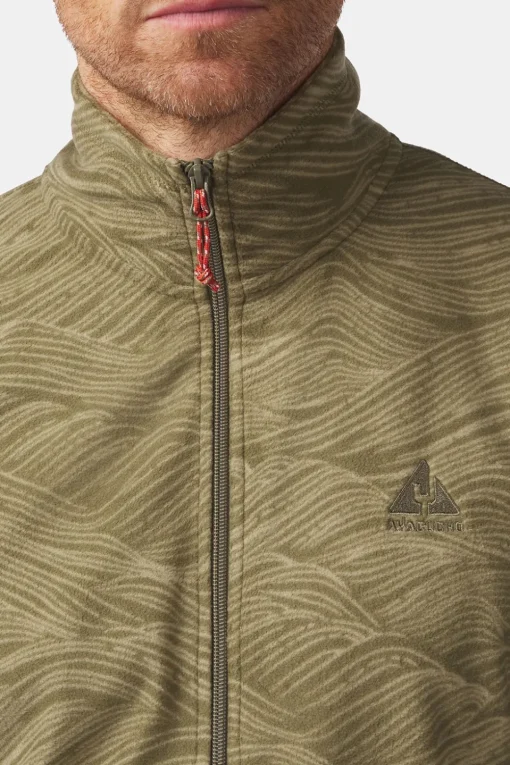 Ayacucho Fleece Wave Printed 1/2 Zip Fleece M
