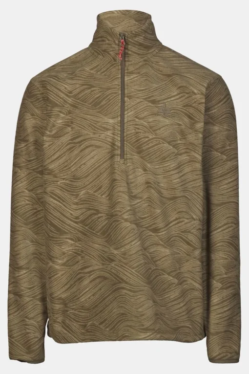 Ayacucho Fleece Wave Printed 1/2 Zip Fleece M