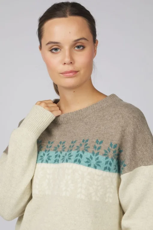 Ayacucho Trui Lugano Jaquard Wool Jumper W