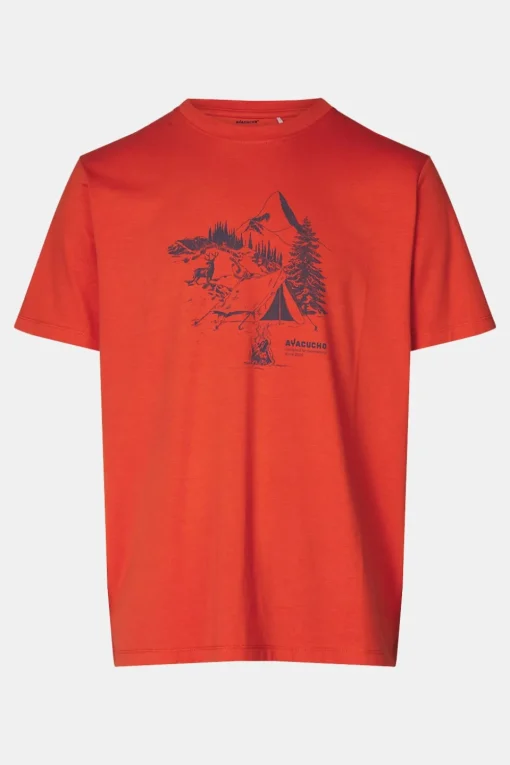 Ayacucho T-Shirt Campsite Sketch M