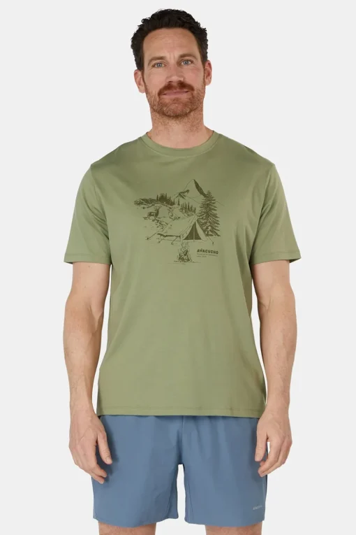 Ayacucho T-Shirt Campsite Sketch M