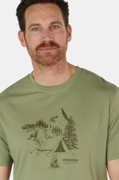 Ayacucho T-Shirt Campsite Sketch M