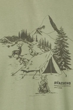 Ayacucho T-Shirt Campsite Sketch M