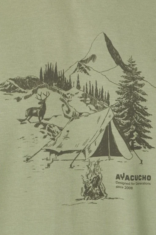 Ayacucho T-Shirt Campsite Sketch M
