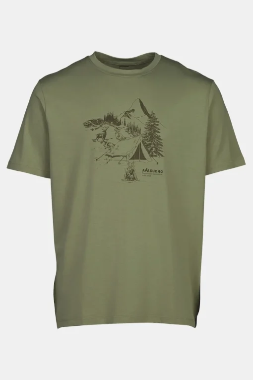 Ayacucho T-Shirt Campsite Sketch M