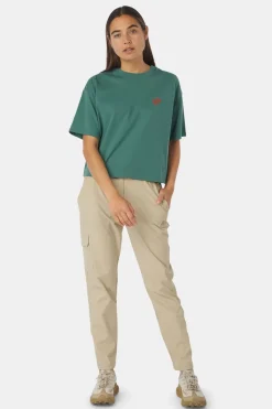 Ayacucho T-Shirt Cropped Mini Embroidery Tee W