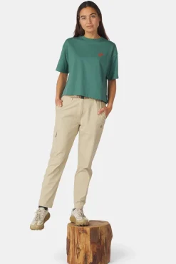 Ayacucho T-Shirt Cropped Mini Embroidery Tee W