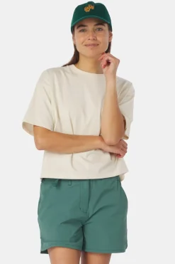 Ayacucho T-Shirt Cropped Mini Embroidery Tee W