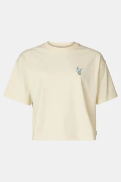 Ayacucho T-Shirt Cropped Mini Embroidery Tee W