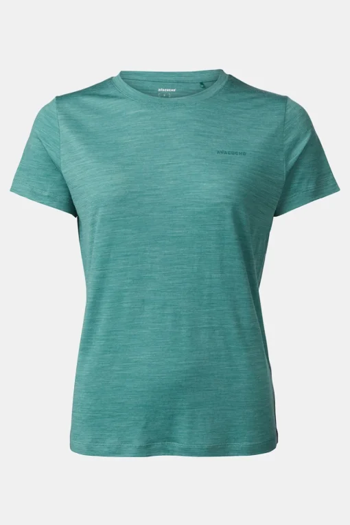 Ayacucho T-Shirt Ridge Trail Merino Print Ss W