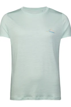 Ayacucho T-Shirt Ridge Trail Merino Print Ss W