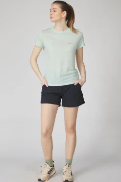 Ayacucho T-Shirt Ridge Trail Merino Print Ss W