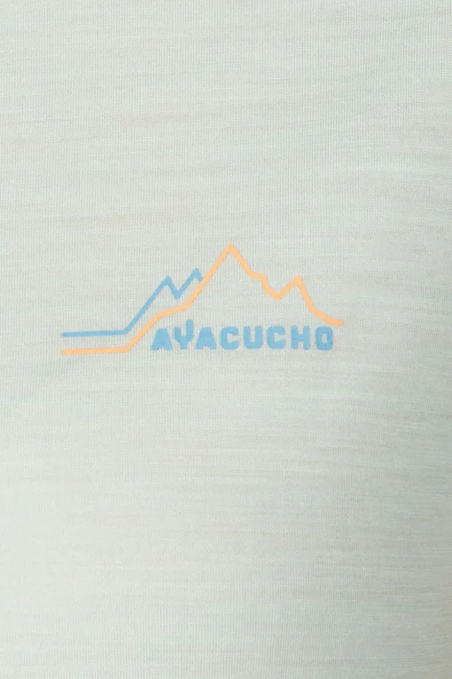 Ayacucho T-Shirt Ridge Trail Merino Print Ss W