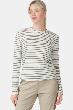 Ayacucho T-Shirt Womens Long Sleeve Striped