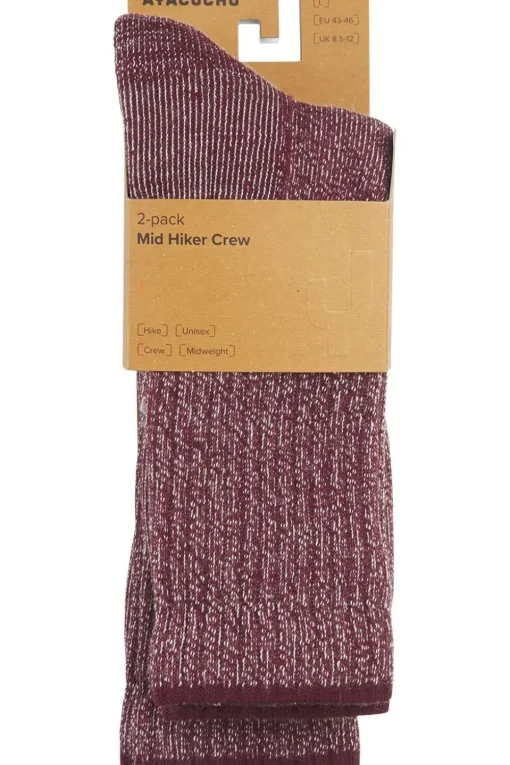 Ayacucho Wandelsokken Mid Hiker Crew 2-Pack