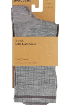 Ayacucho Wandelsokken Ultra Light Crew 2-Pack