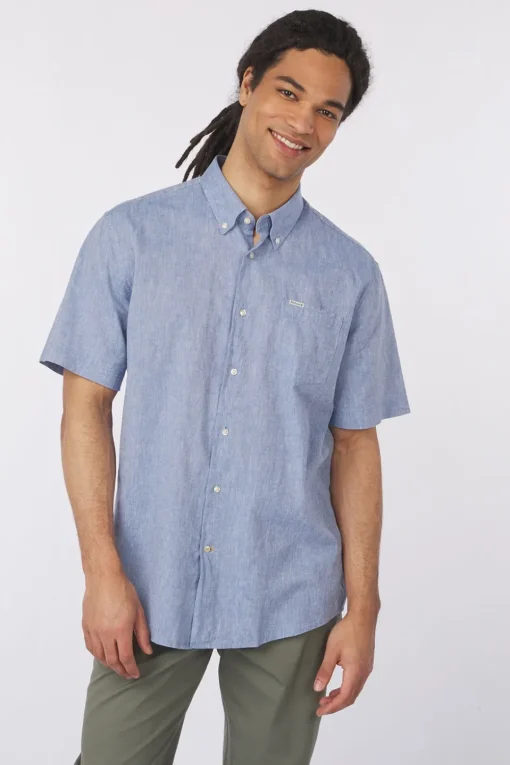 Barbour Hemd Hartland Linen Blend Summer