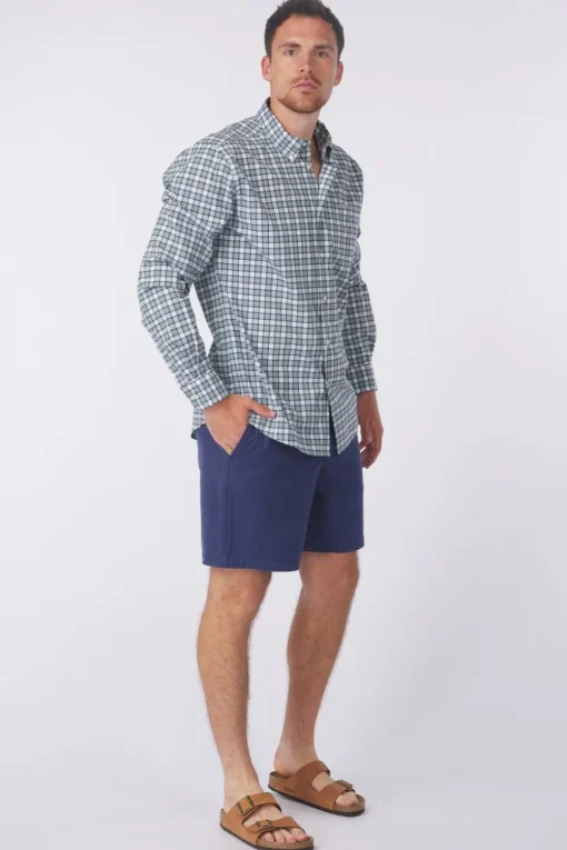 Barbour Short Barbour Washed Oxford Relaxed