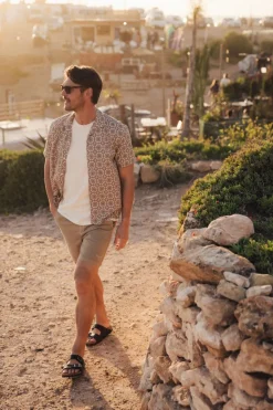 Barbour Short Barbour Washed Oxford Relaxed