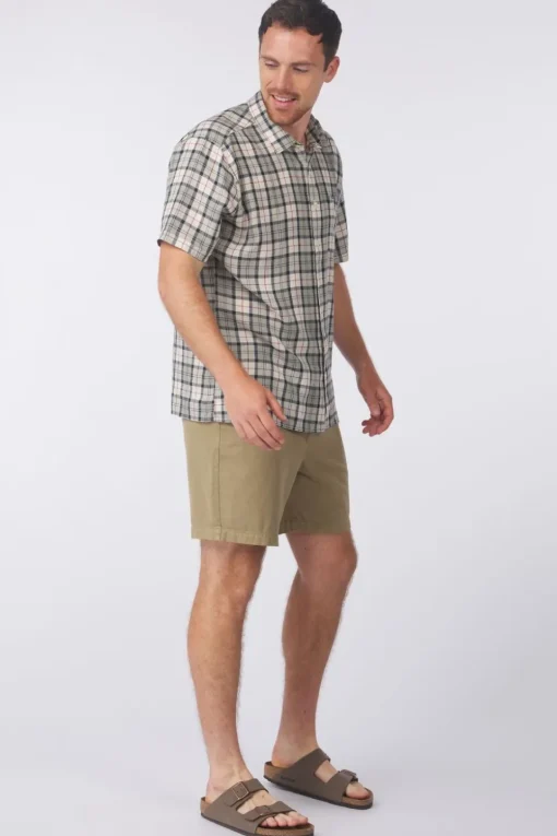 Barbour Short Barbour Washed Oxford Relaxed
