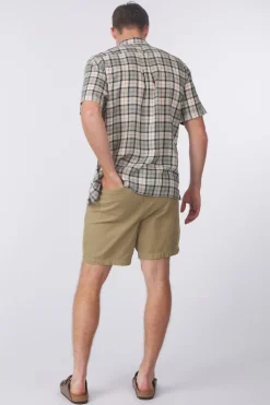 Barbour Short Barbour Washed Oxford Relaxed
