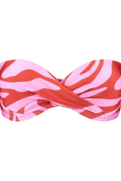 Beachlife Bikini Top 102A - Pink Zebra