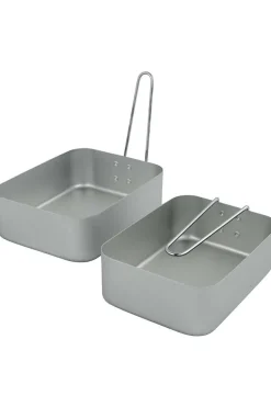 Blue Mountain Kookgerei Pannenset Gamelle 2-Dlg Alu