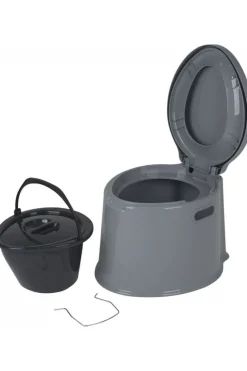 Bo-Camp Draagbaar Toilet 7 Liter Grijs