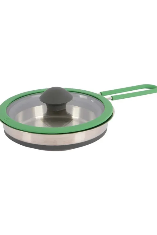 Bo-Camp Kookgerei Steelpan Siliconen Opvouw. 1,3Lt