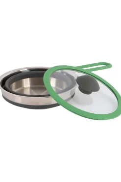 Bo-Camp Kookgerei Steelpan Siliconen Opvouw. 1,3Lt