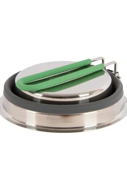 Bo-Camp Kookgerei Steelpan Siliconen Opvouw. 1,3Lt