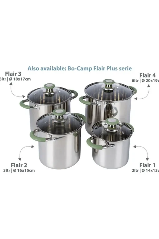 Bo-Camp Pan - Flair Plus - RVS - Ø 20x19 cm