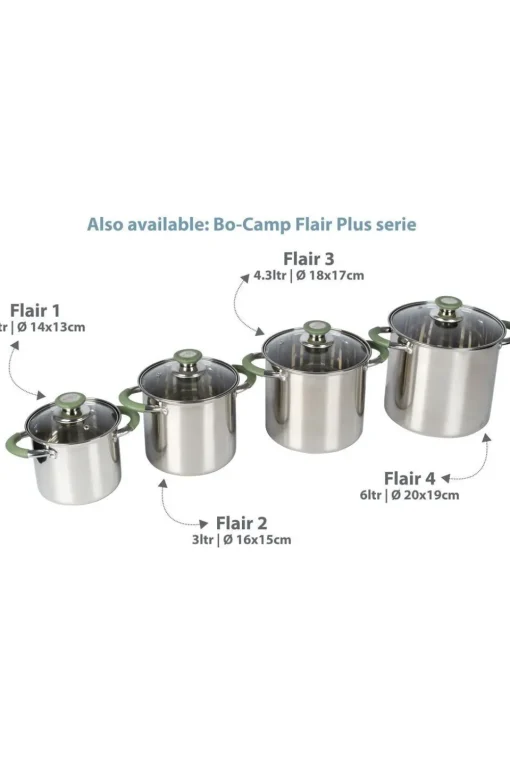 Bo-Camp Pan - Flair Plus - RVS - Ø 20x19 cm