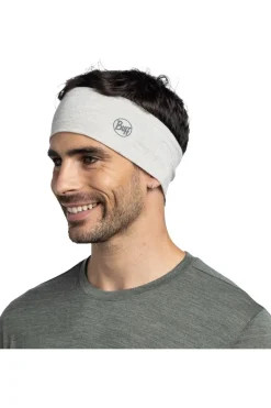 Buff Haarband Lw Merino Wool Headband Solid Cloud