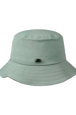 Buff Hoed Adventure Bucket Hat Solid Flint