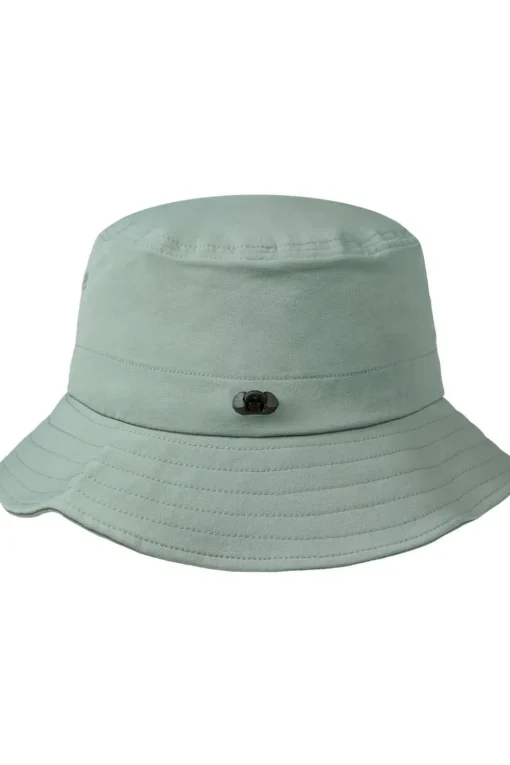 Buff Hoed Adventure Bucket Hat Solid Flint