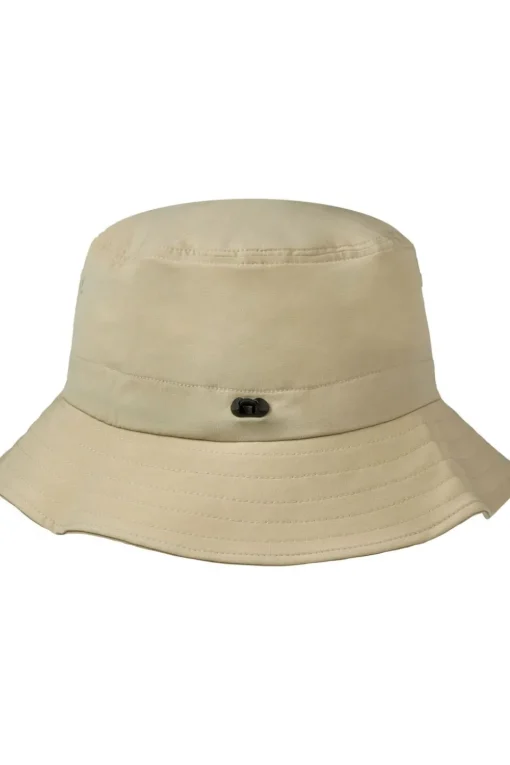 Buff Hoed Adventure Bucket Hat Solid Sand