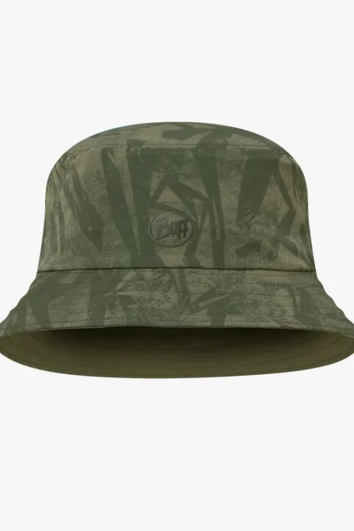 Buff Hoed Adventure Bucket Hat Acai Khaki