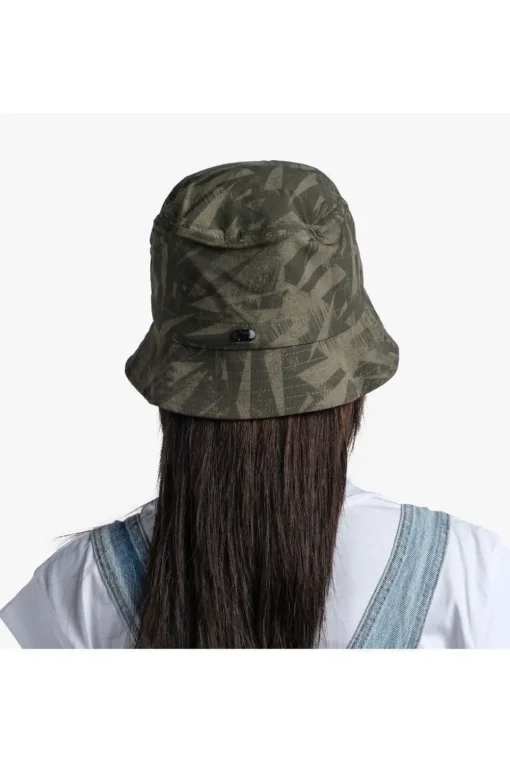 Buff Hoed Adventure Bucket Hat Acai Khaki