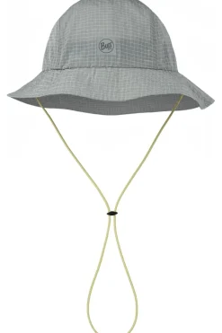 Buff Hoed Go Bucket Hat Solid Flint