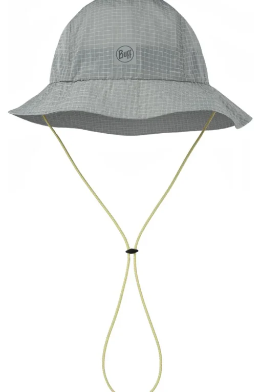 Buff Hoed Go Bucket Hat Solid Flint