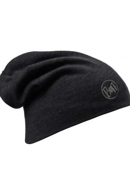 Buff Muts Merino Wool Thermal Solid Black