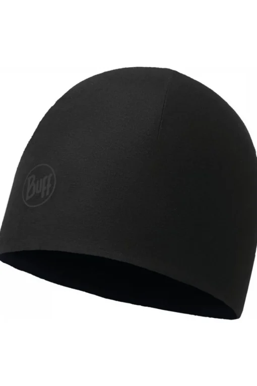 Buff Muts Polar Thermal Hat Solid Graphite Black