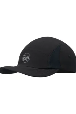 Buff Pet 5 Panel Go Cap Solid Black