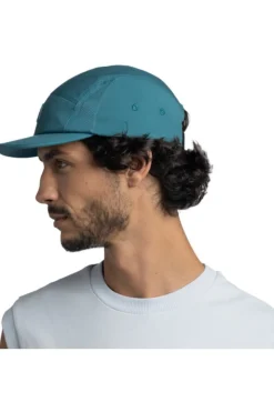 Buff Pet 5 Panel Go Cap Solid Teal