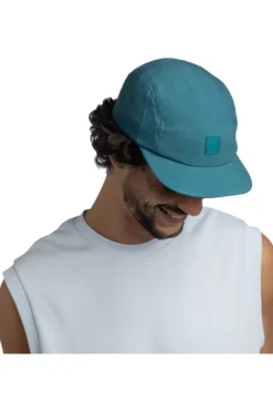 Buff Pet 5 Panel Go Cap Solid Teal