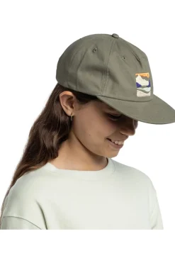 Buff Pet Snapback Cap Solid Khaki