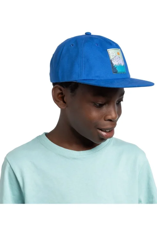 Buff Pet Snapback Cap Solid Azure